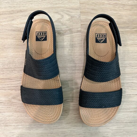 Women's Reef Water Vista Sandal Black/Tan Brand New!! Size 6 - Picture 3 of 4